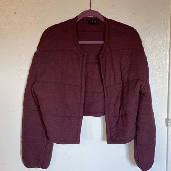 URBAN OUTFITTERS Out from under S P purple light coat - Picture 2 of 6